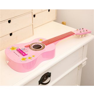 New Classic Toys - Guitare - Rose-Fleurs